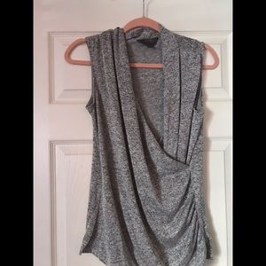 41 Hawthron Sweater tank with ruching
